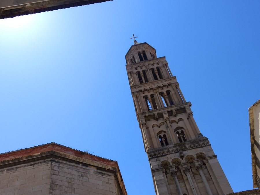 Ansicht der Altstadt von Split